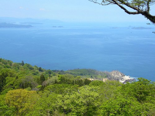 View from Kinkasan, Miyagi Prefecture