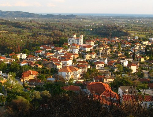 Village of Koliri in West Greece
