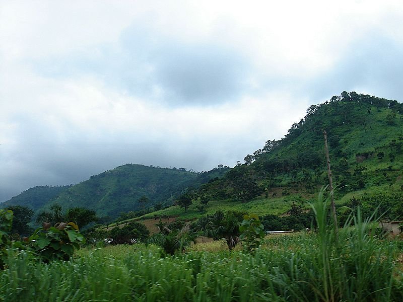 Landscape near Kpalimé, Togo