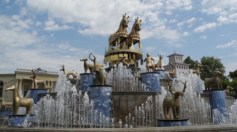 Fountain in Kutaisi, Georgia