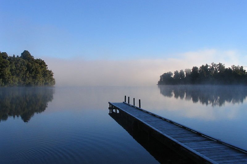 Lake Mapourika, New Zealand