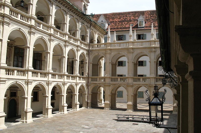 Landhaus courtyard