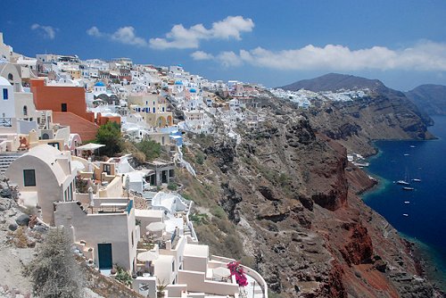 Landscape of Oia, Santorini