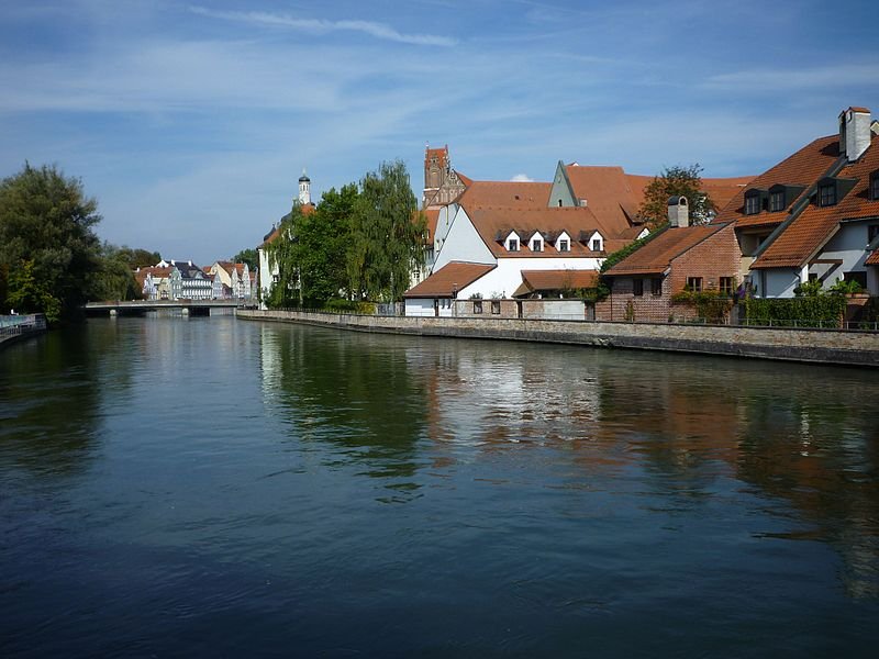 View of Landshut from the River Isar
