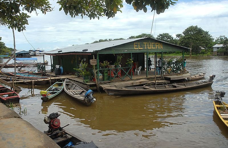 Port of Leticia in the Amazonas, Colombia