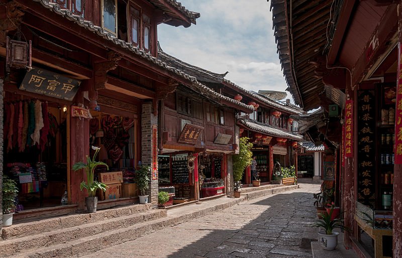 A street in the Lijiang old town