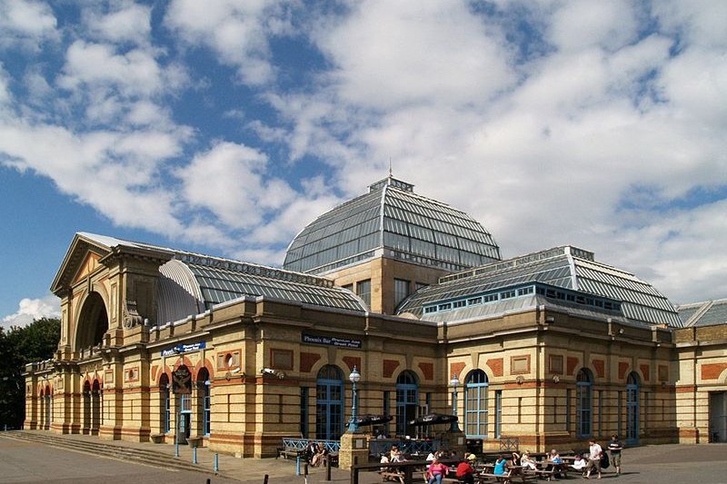 Alexandra Palace in the London Borough of Haringey