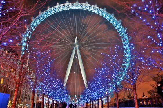 London Eye, probably the most famous landmark of Lambeth