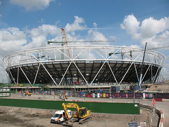 London Olympic Stadium under construction (May 2009)
