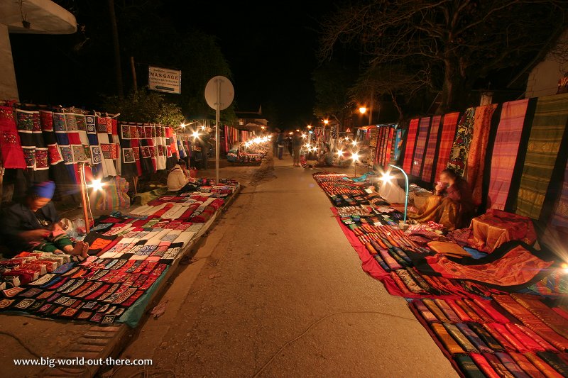 Luang Prabang night bazaar