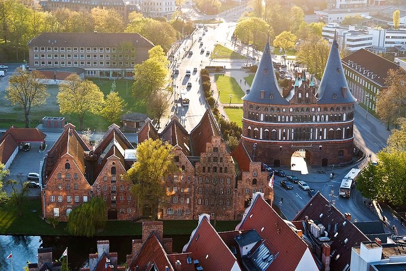 Lübeck, viewed from the tower of St Petri