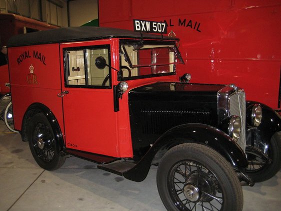 Mail Van at the British Postal Museum & Archive