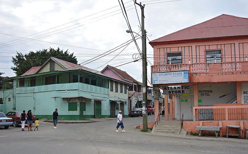 Main street in San Ignacio