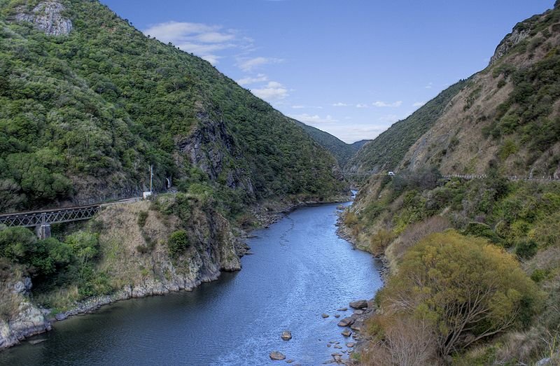 Manawatu Gorge, New Zealand, near Palmerston North