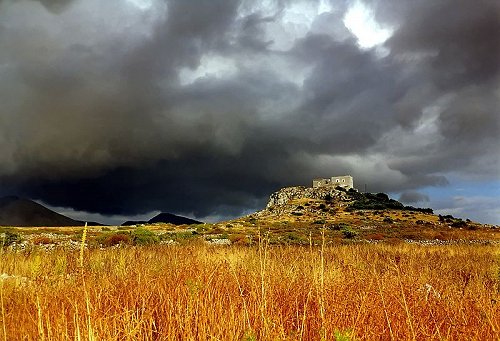 Southern foothills of the Taygetus range at Mani Peninsula, Peloponnesus