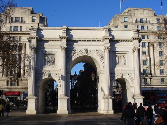 Another view of the Marble Arch