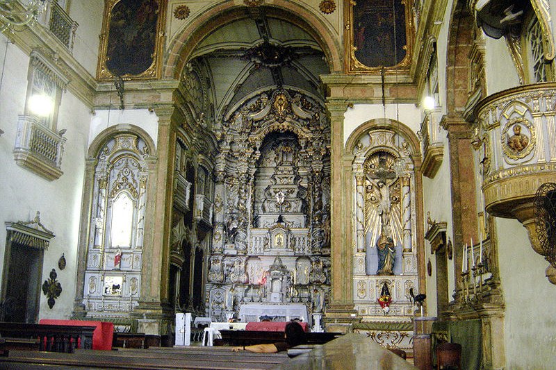 The interior of Matriz de Santo Antônio, Recife