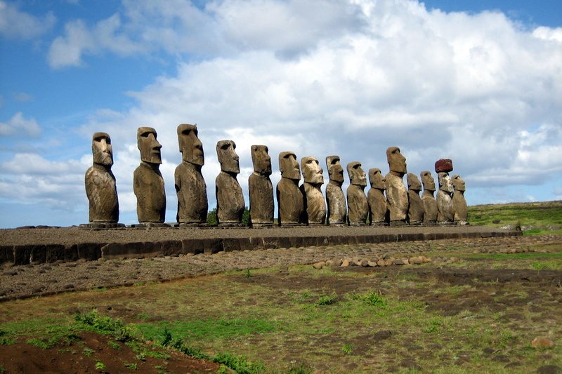 Moais at Ahu Tongariki, Easter Island