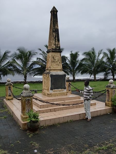 Monument in Luba, Equatorial Guinea