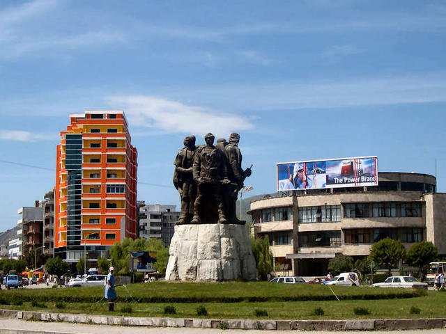 Monument in Shkodra