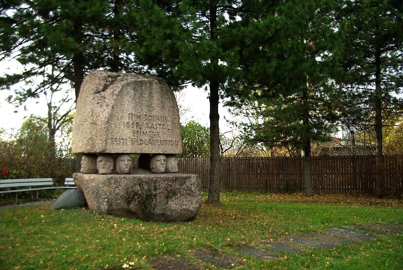 Monument in Tartu, Estonia