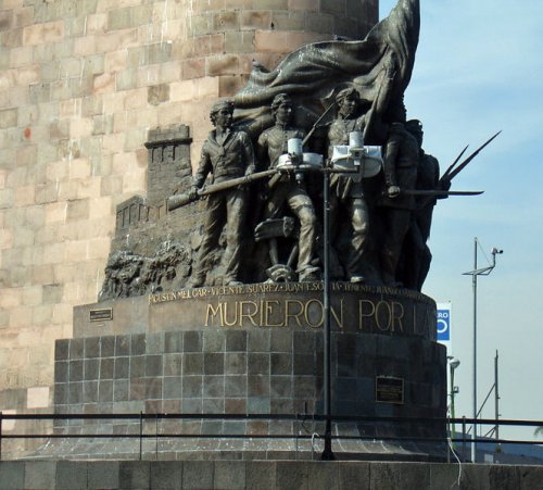 Monumento a los Niños Heroes en Guadalajara, Jalisco, Mexico City