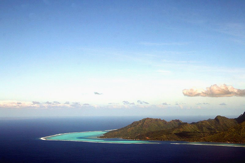 Aerial view of Moorea