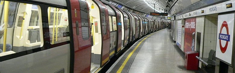 Northern Line at Moorgate Station
