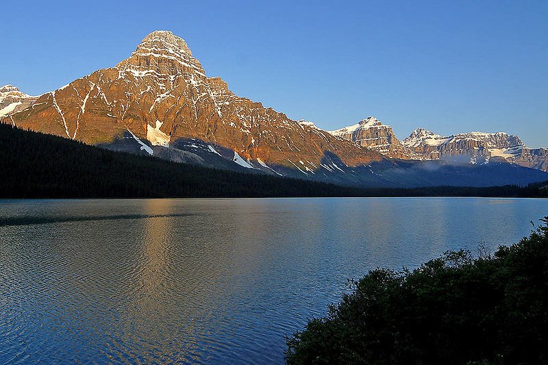 Mount Chephren and Waterfowl Lake, Banff National Park