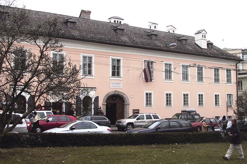 Tanzmeisterhaus, the house where Mozart lived
