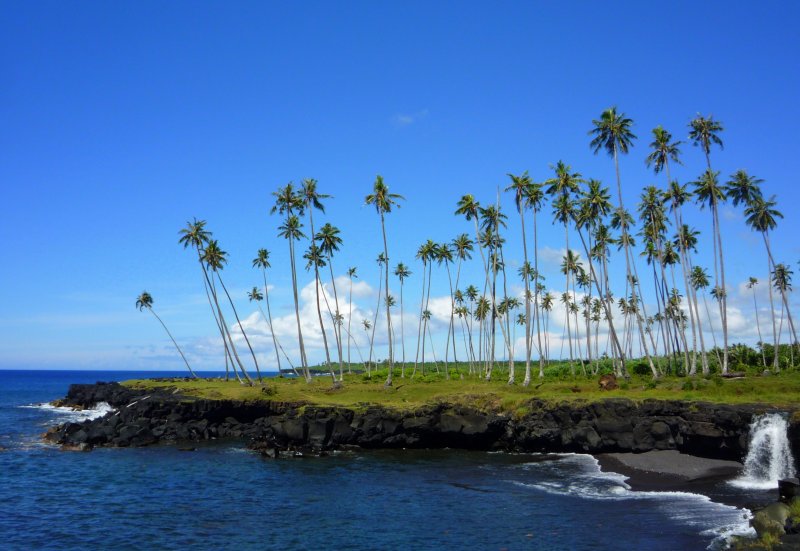 Coast of Savai'i island