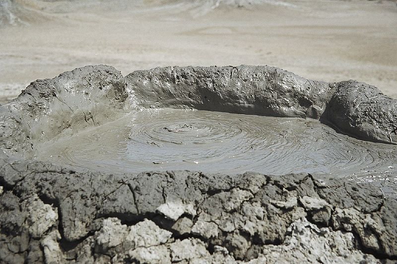 Mud volcano of Gobustan, Azerbaijan