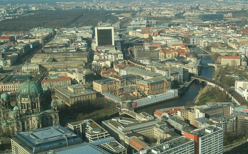 The Museuminsel as seen from the television tower