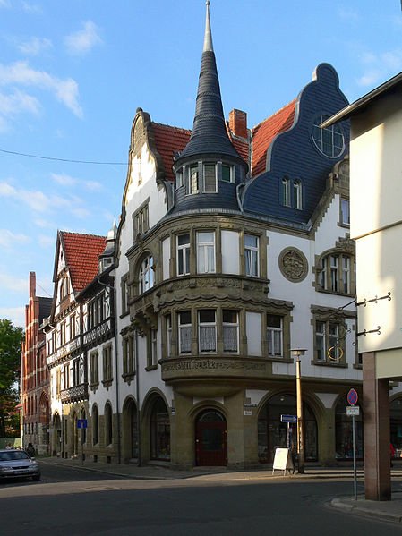 Ecke Heilige Geist Straße in Quedlinburg