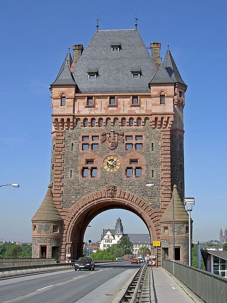 Nibelungenbrücke Bridge Tower in Worms