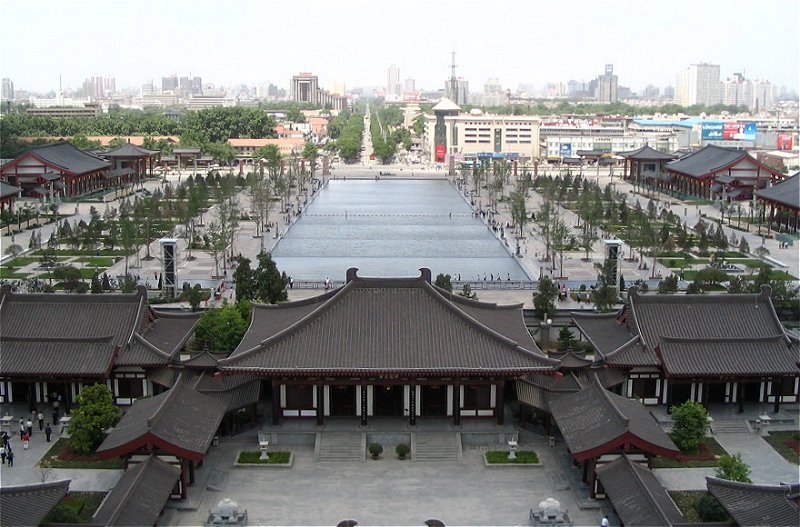 View of Xi'an from Dayan Tower