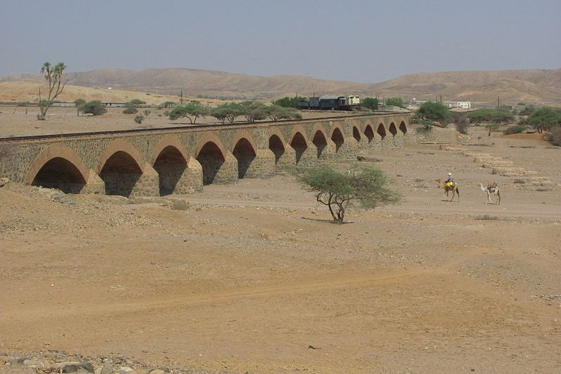 Obel River Railway Bridge, Eritrea