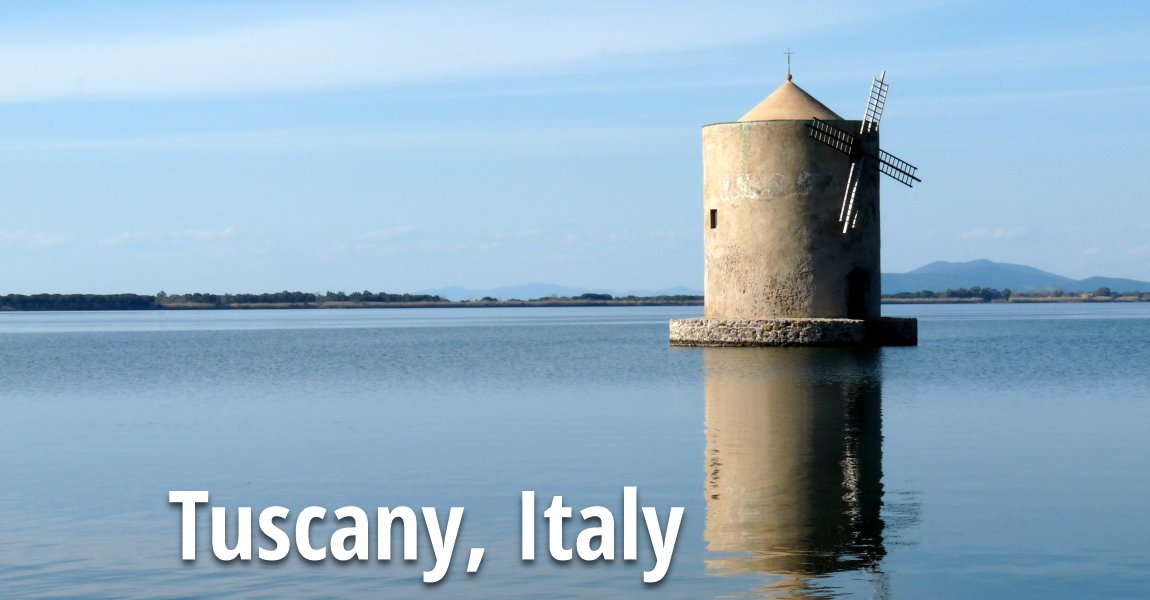 Orbetello Windmill, Tuscany