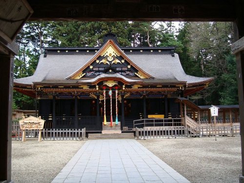 Osaki-Hachiman-gu shrine in Sendai City, one of the National Treasures of Japan