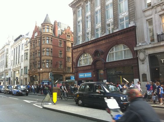 Oxford Circus Tube Station