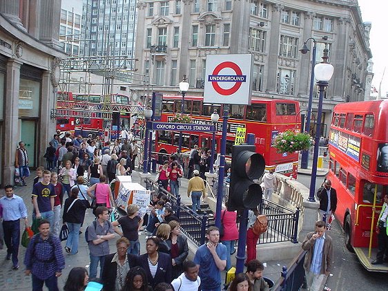 Oxford Circus Tube Station