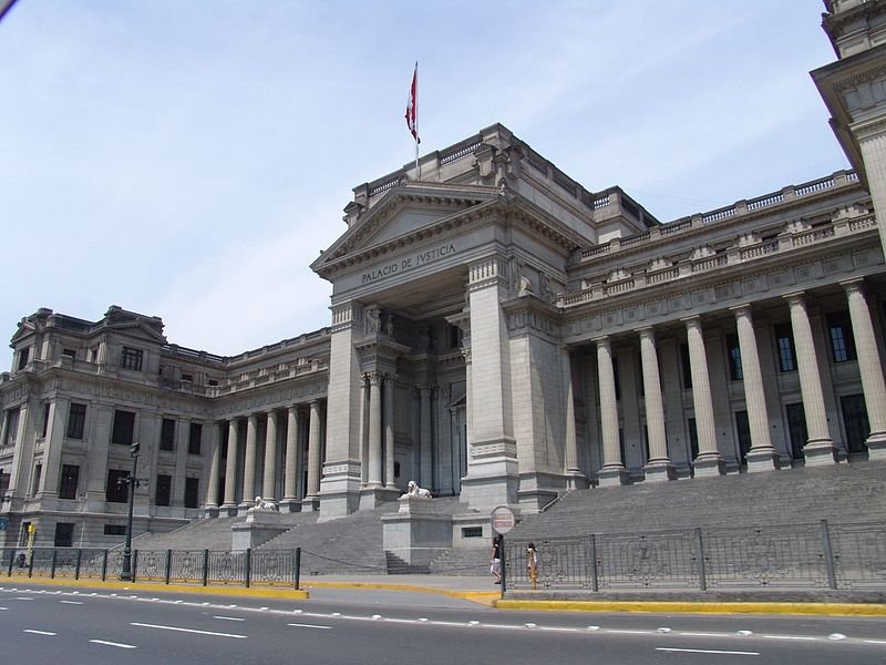 Palacio de Justica de Perú in Lima