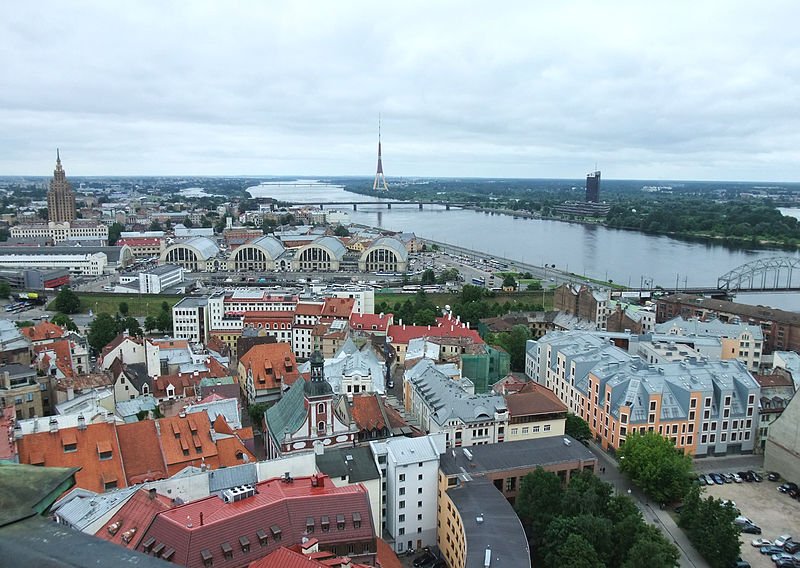 Panoramic view of Riga