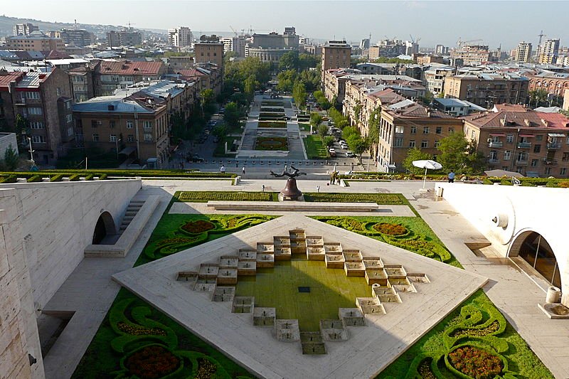 Yerevan park view