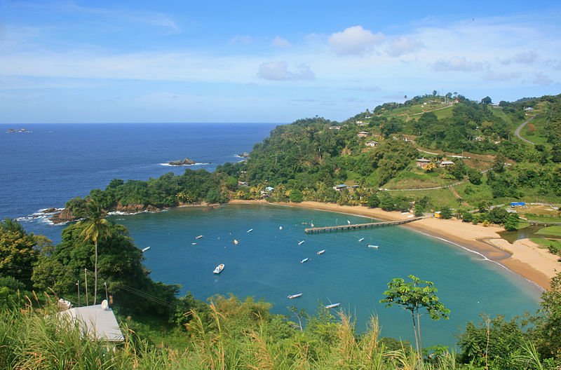 Parlatuvier Bay in Trinidad and Tobago