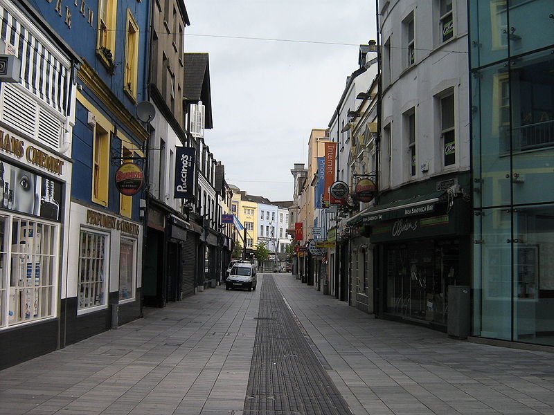 Pedestrian zone in Cork