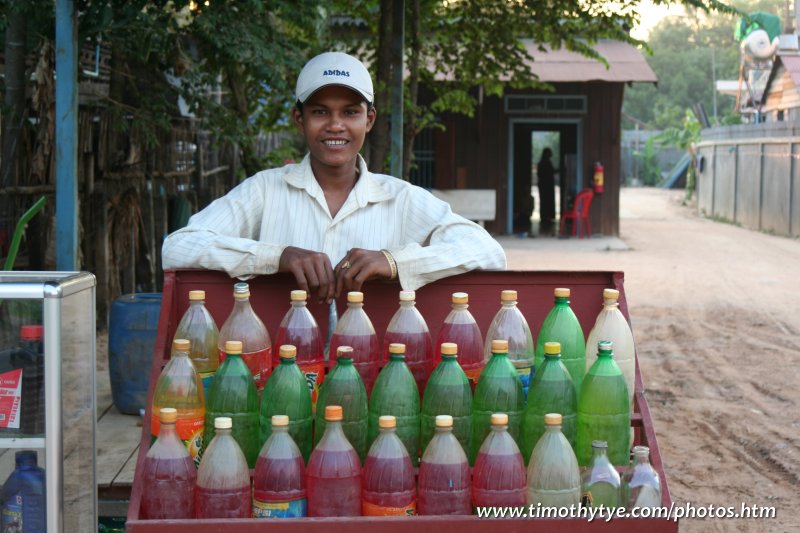 Petrol seller, Siem Reap