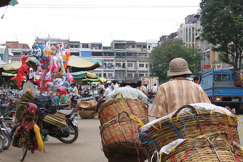 Phnom Penh street scene