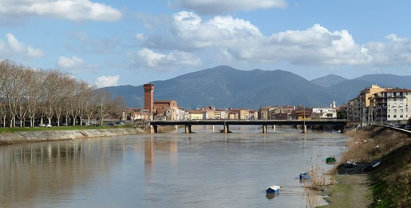 Panorama of Pisa, Italy