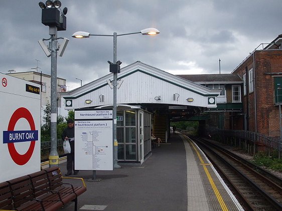 Platform level, Burnt Oak Tube Station